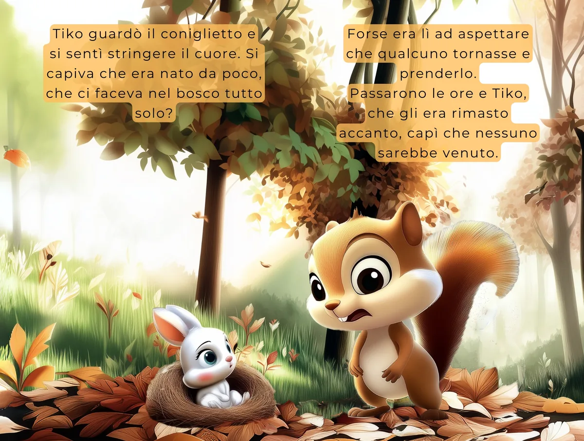 Tiko e il Coniglietto Bibi illustrazione 1